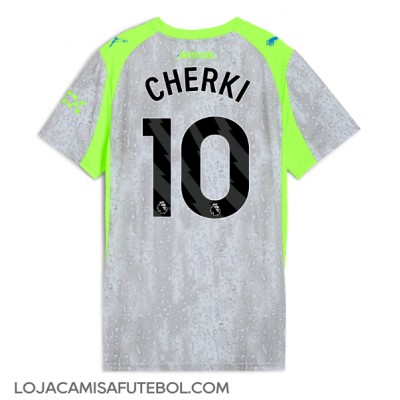 Camisa de Futebol Manchester City Rayan Cherki #10 Equipamento Alternativo Mulheres 2025-26 Manga Curta Camisa de Futebol Manchester City Rayan Cherki #10 Equipamento Alternativo Mulheres 2025-26 Manga Curta